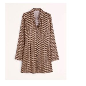 Abercrombie Satin Shirt Dress